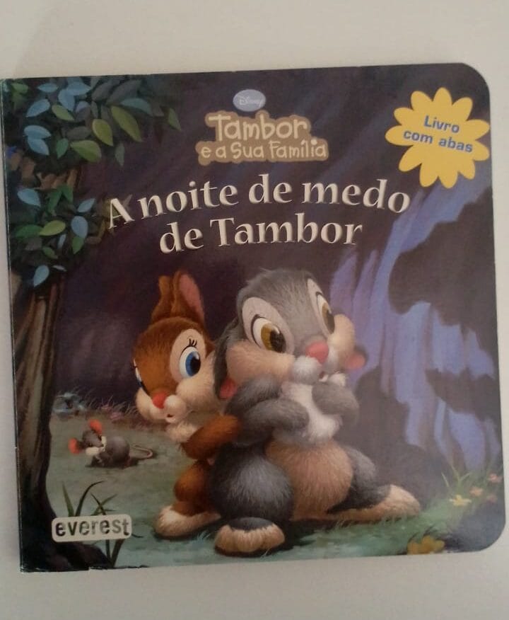 A noite de medo de Tambor – livro de Walt Disney