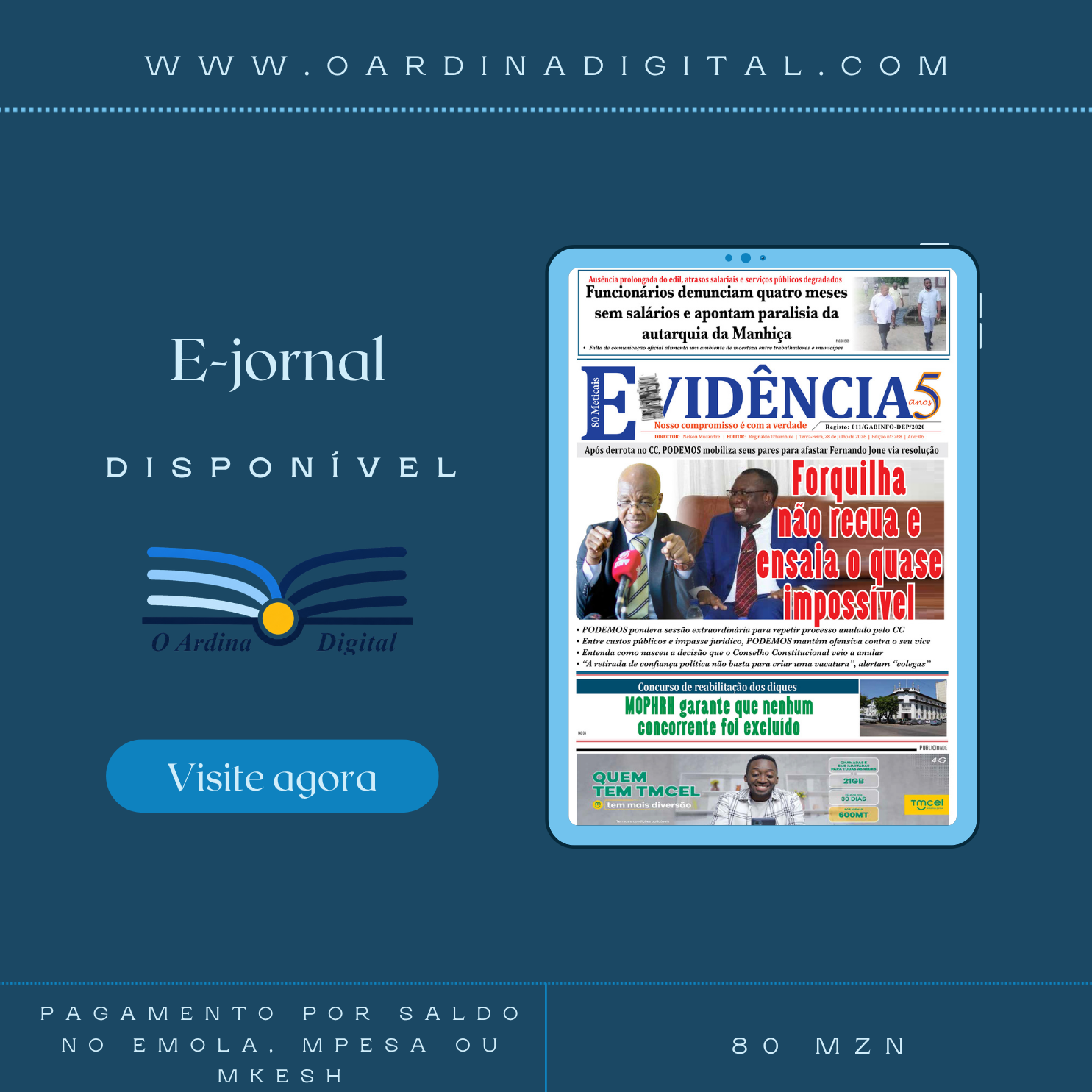 Edição digital nº 268 do Jornal Evidências – 28 de Julho de 2026 - Imagem 2