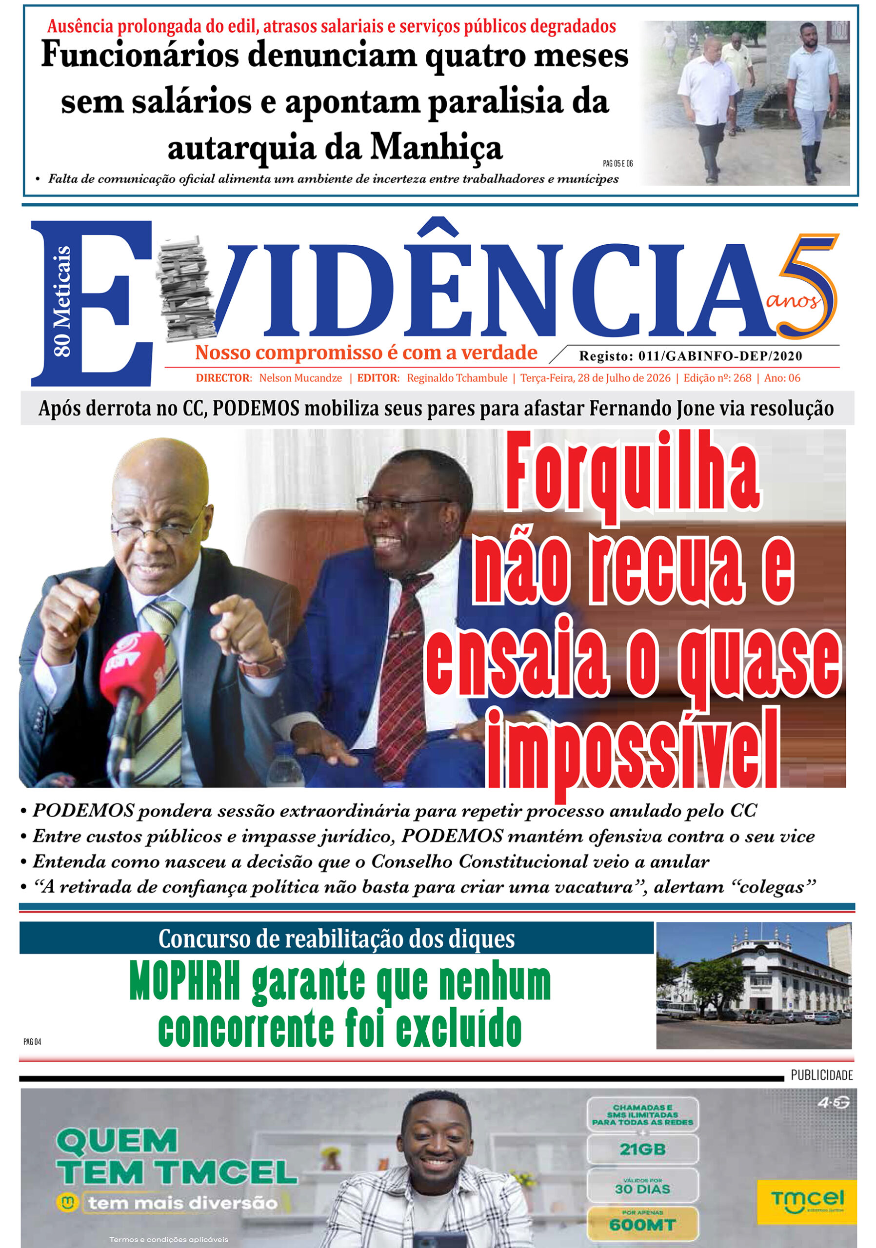 Edição digital nº 268 do Jornal Evidências – 28 de Julho de 2026 - Imagem 3