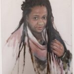 Retrato em tela A1