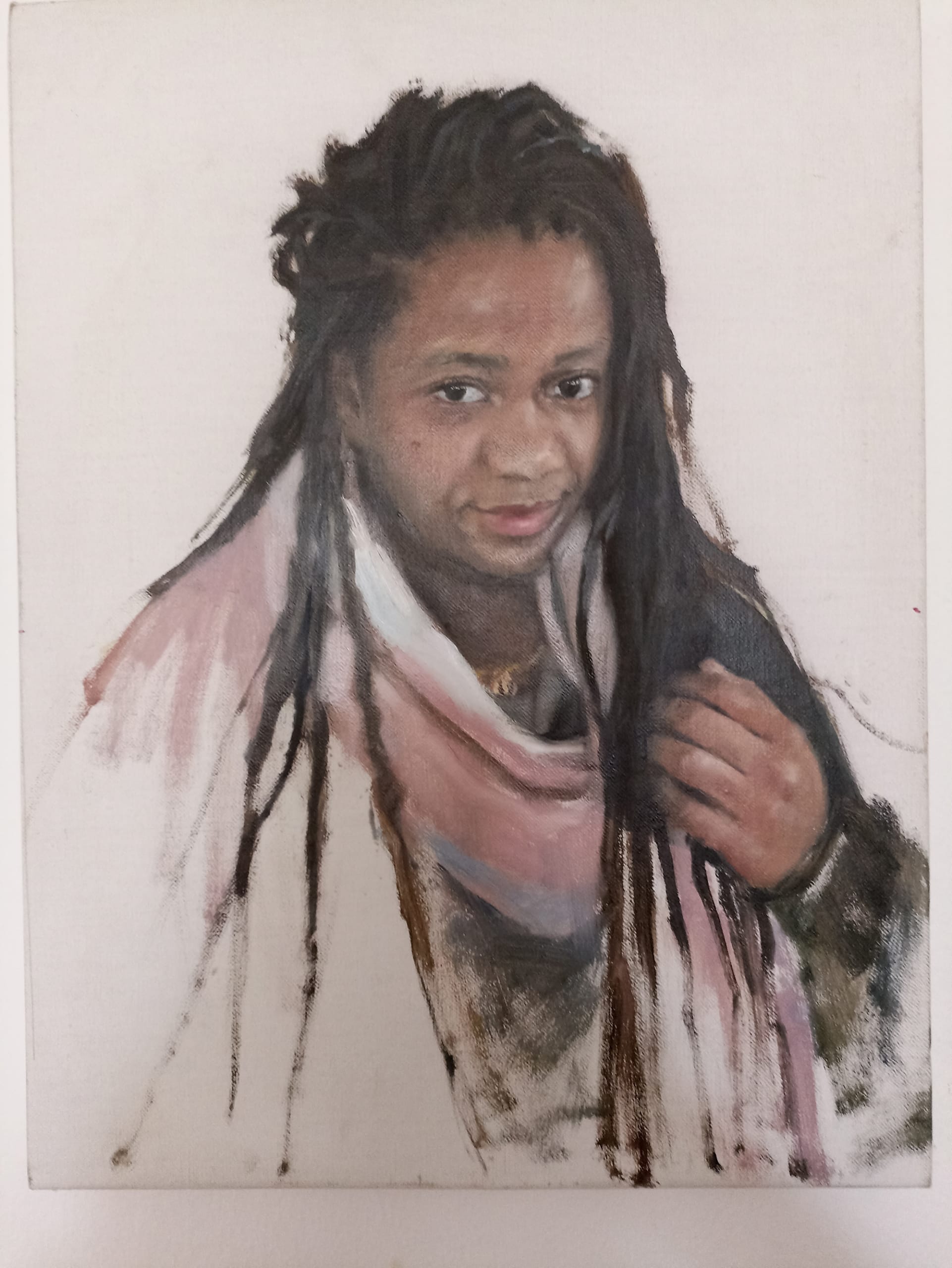 Retrato em tela A1