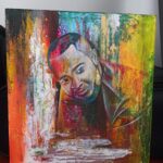 Retrato em tela A0