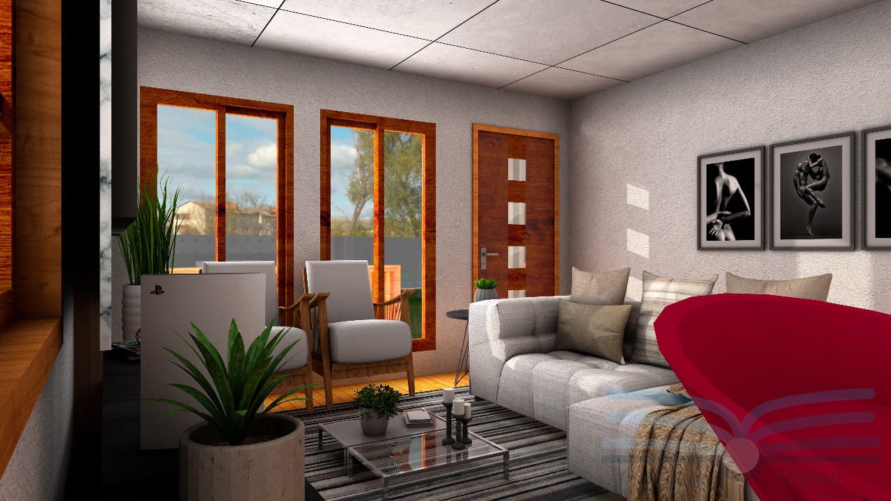 Projecto Completo de uma Casa T1 - Imagem 4