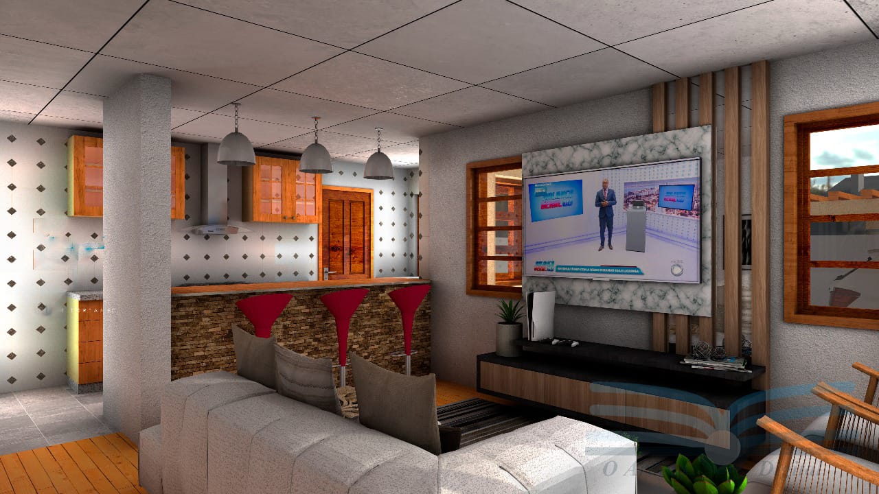 Projecto Completo de uma Casa T1 - Imagem 2