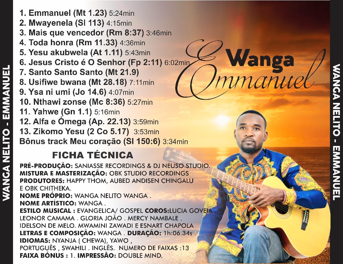 EMMANUEL – álbum musical de Wanga - Imagem 2