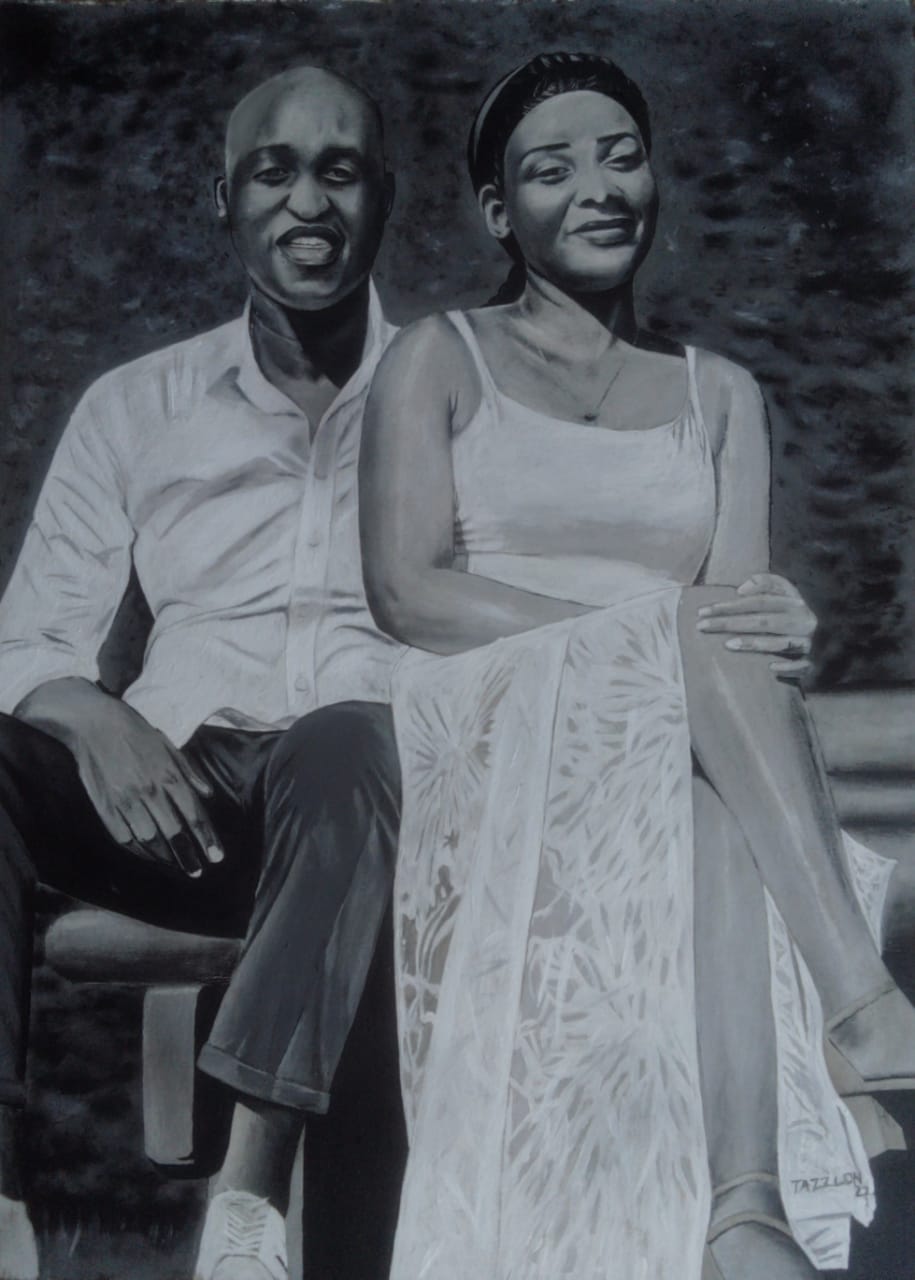 Retrato em tela A2