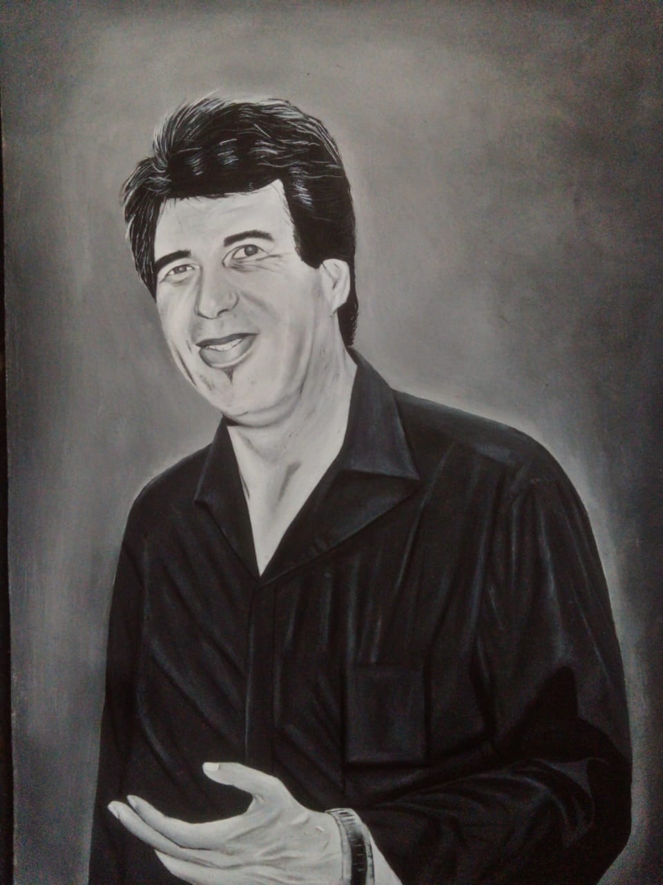 Retrato em tela A3