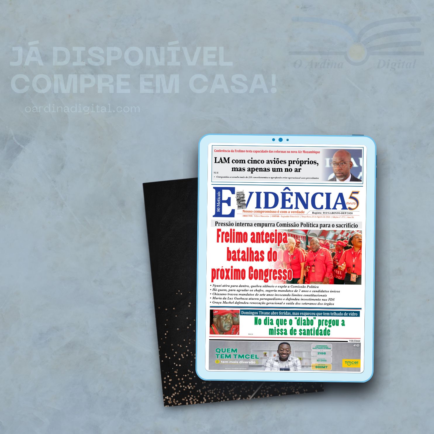 Jornal Evidências Digital – 25 de Agosto de 2026
