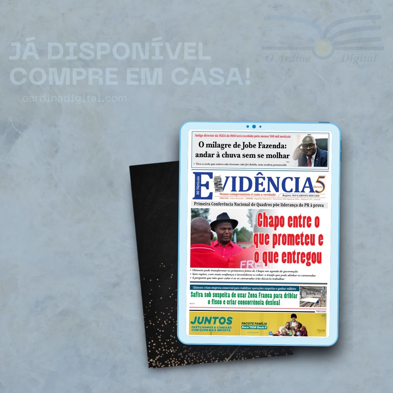 Jornal Evidências Digital – 18 de Agosto de 2026