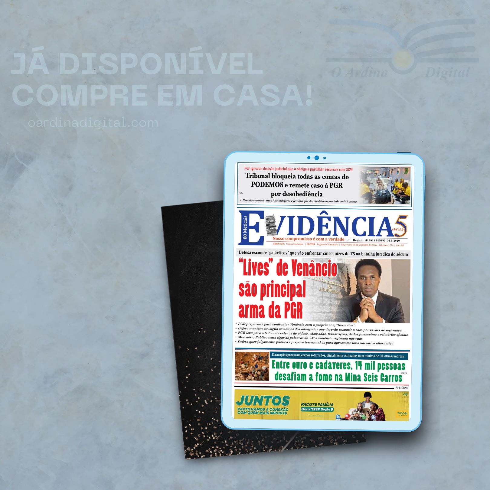 Jornal Evidências Digital – 08 de Setembro de 2026